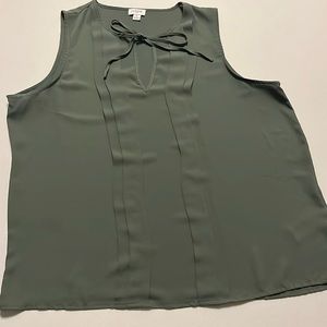 J crew outlet sheer tank top